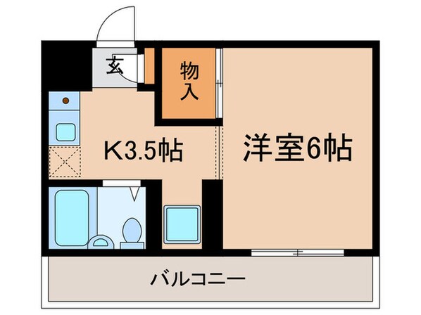 グレ－ス旭の物件間取画像